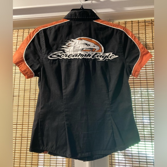 Harley Davidson Racing Ladies Shirt - Picture 2 of 6